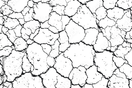 crack texture for overlay design. Abstract Grunge soil Cracked vector illustration. dust distress grainy grungy effect, Abstract background. Eps 10