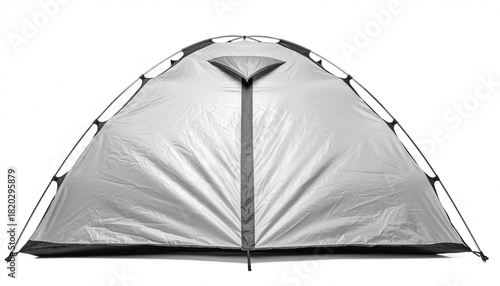 tent travel on white background