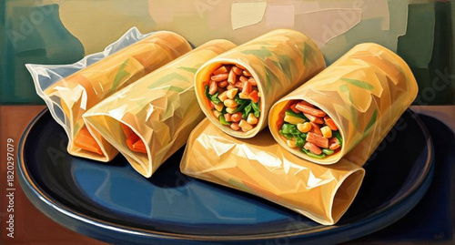 A stack of fresh white pancakes on a plate is a healthy snack or meal for lunch or dinner