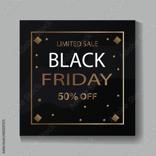 Black Friday Limited Sale 50% Off Announcement
