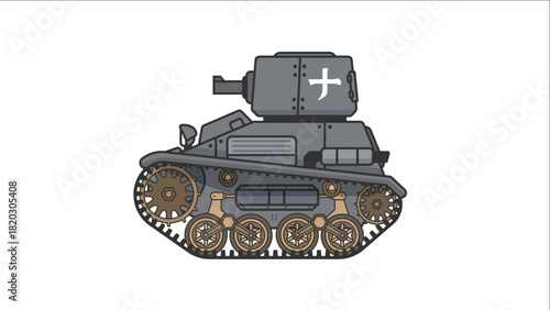 卡通二战-94式坦克