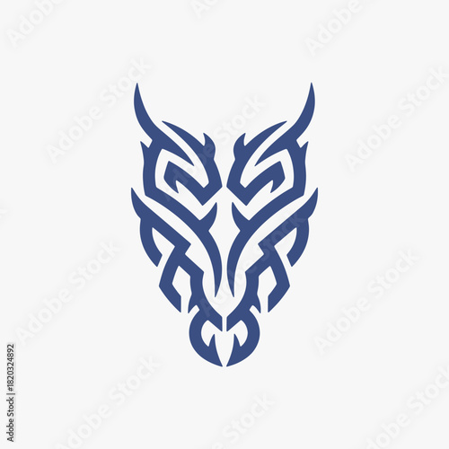 Intricate tribal mandala ornament on a white background. Vector Sign for Banner, Logos, Labels, tattoo, and Icons.