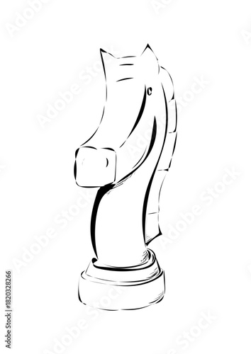 Springer Figur Schach