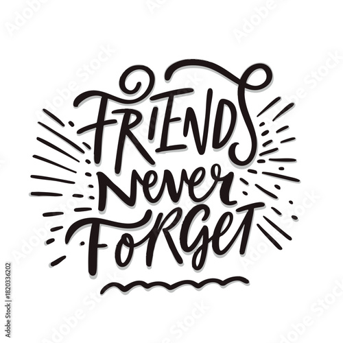 Bold handwritten lettering with expressive strokes and decorative rays