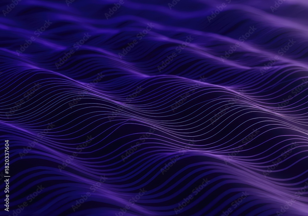 Fototapeta premium Abstract grid of repeating oscillations creating a dynamic, uniform surface for background use or scientific visualization ,geometry ,dynamic ,mathematics