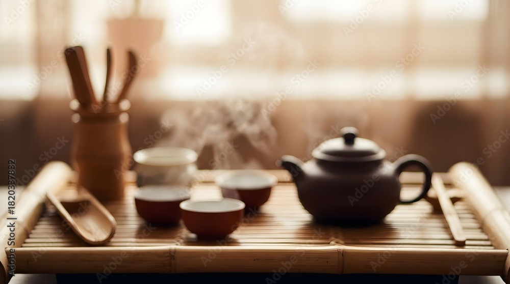 Obraz premium Tea Ceremony Still Life