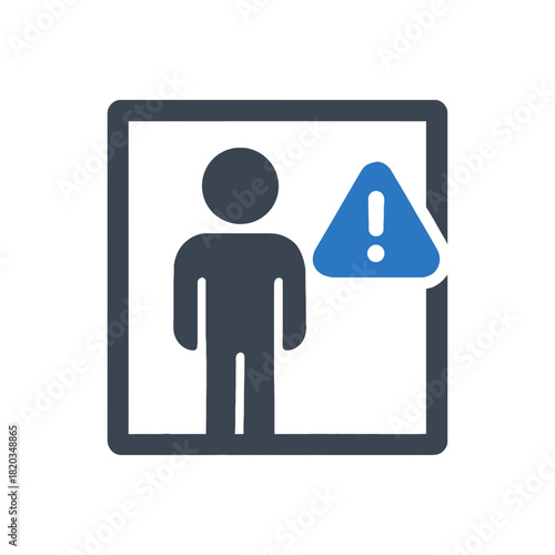 Patient Isolation Warning Zone Icon