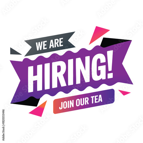 We are hiring join our tea team now