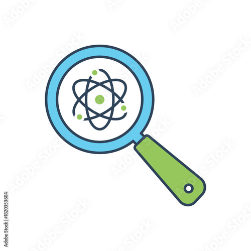 Colorful icon for scientific discovery