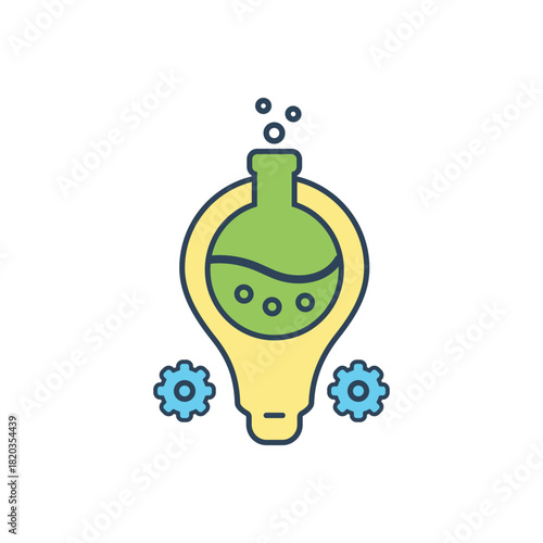 Colorful icon for innovation lab