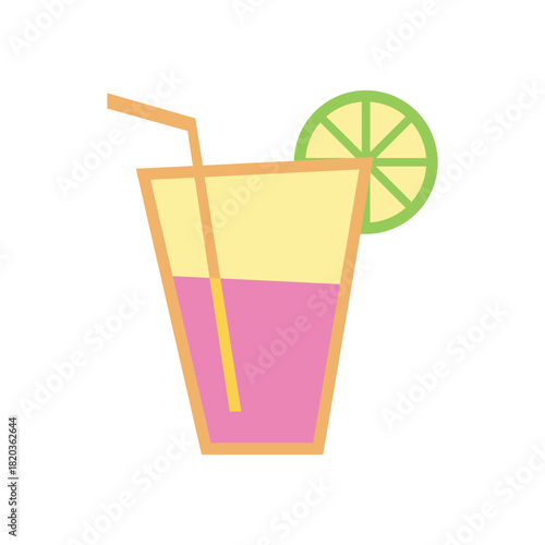 Lemonade Drink Illustration