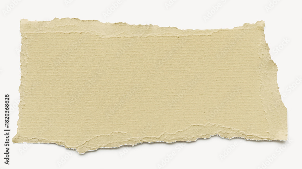 Obraz premium Kraft torn paper png cut out rectangular strip collage element on transparent background