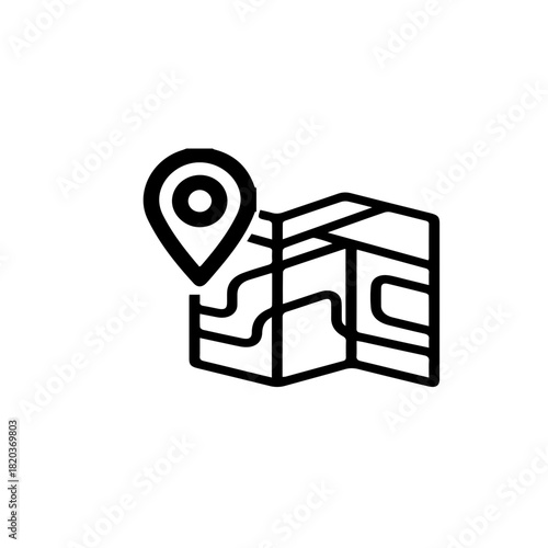 Map and Location Icon