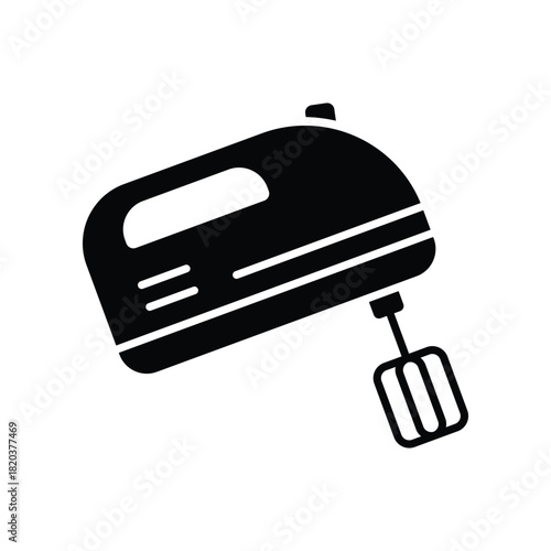 Kitchen Utensil Hand Mixer Icon Vector Design