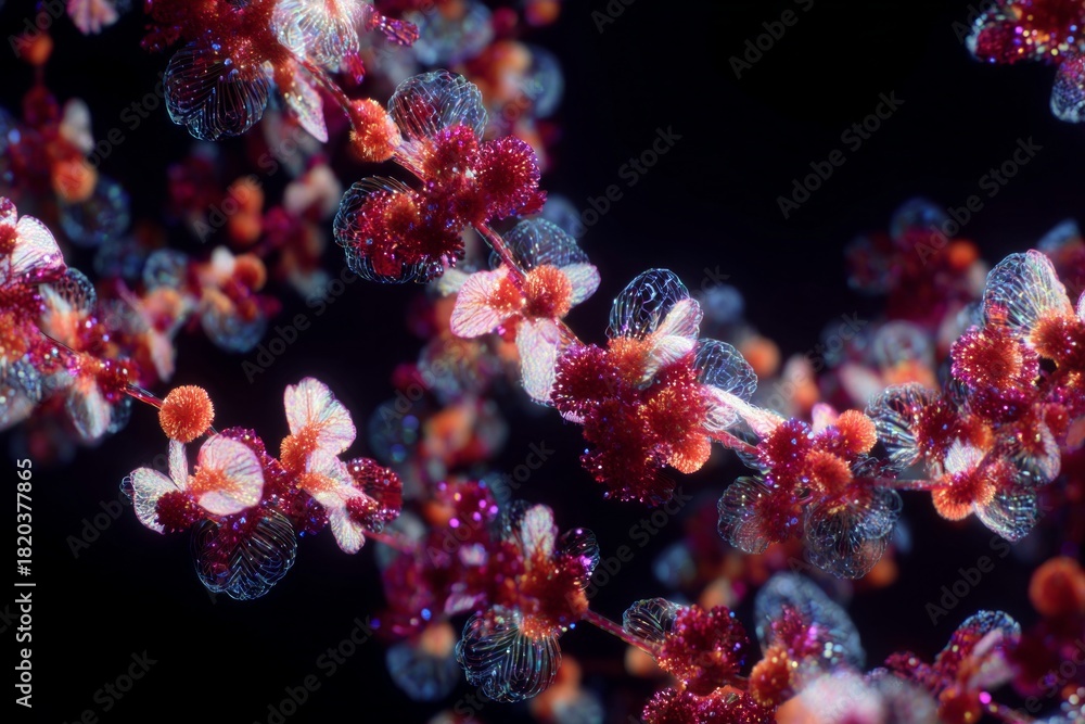 Naklejka premium Pheromone Ballet: Neurotransmitter: Pheromones : Pheromones may influence reproductive behavior and attraction between individuals.