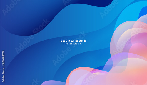 Abstract blue and pink wavy background suitable for web designs, presentations, social media graphics, digital art projects, and print materials.