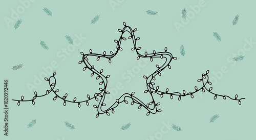 Molecular Structure of a Star Shaped Compound