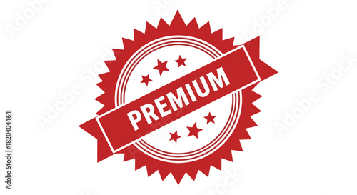Bold red premium quality seal with "PREMIUM" text