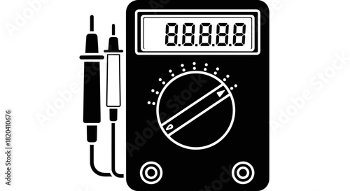 Digital multimeter for electronic measurements and testing circuit boards
