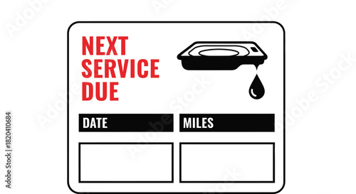 Next service due reminder for cars and vehicles maintenance tracking