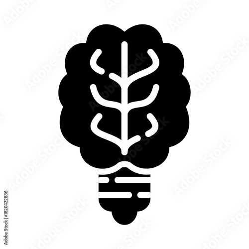 Mental health solid icon. Ability illustration.