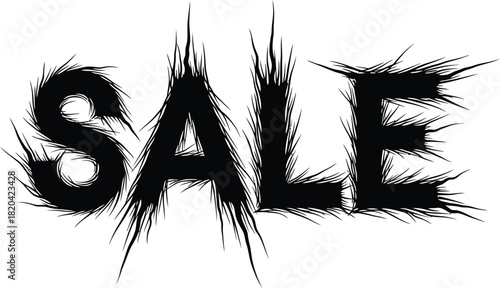 Sale promotion offer discount special deal bargain clearance black friday eps silhouette