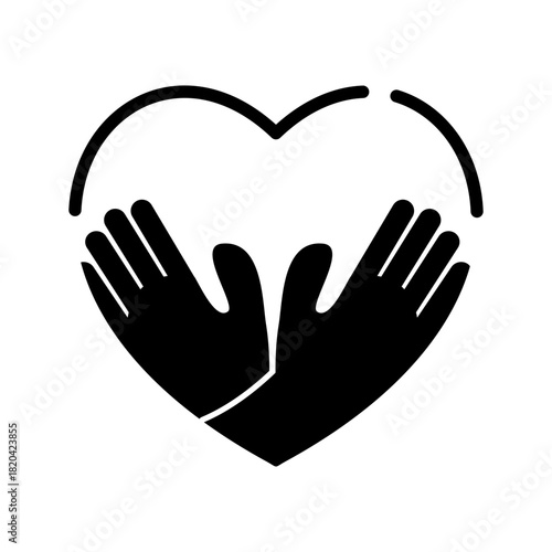 Mental health solid icon. Honesty illustration.