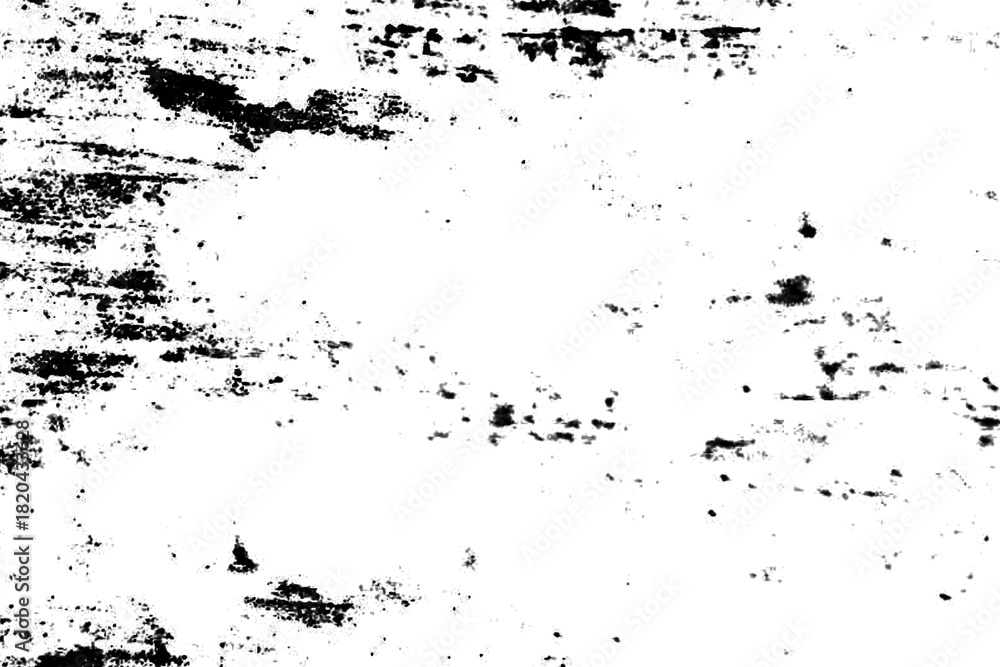 Fototapeta premium Distressed grunge overlay texture with rough scratches and speckles on a clean background.