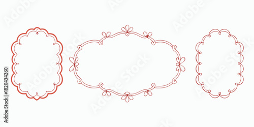 Frame decorative design set