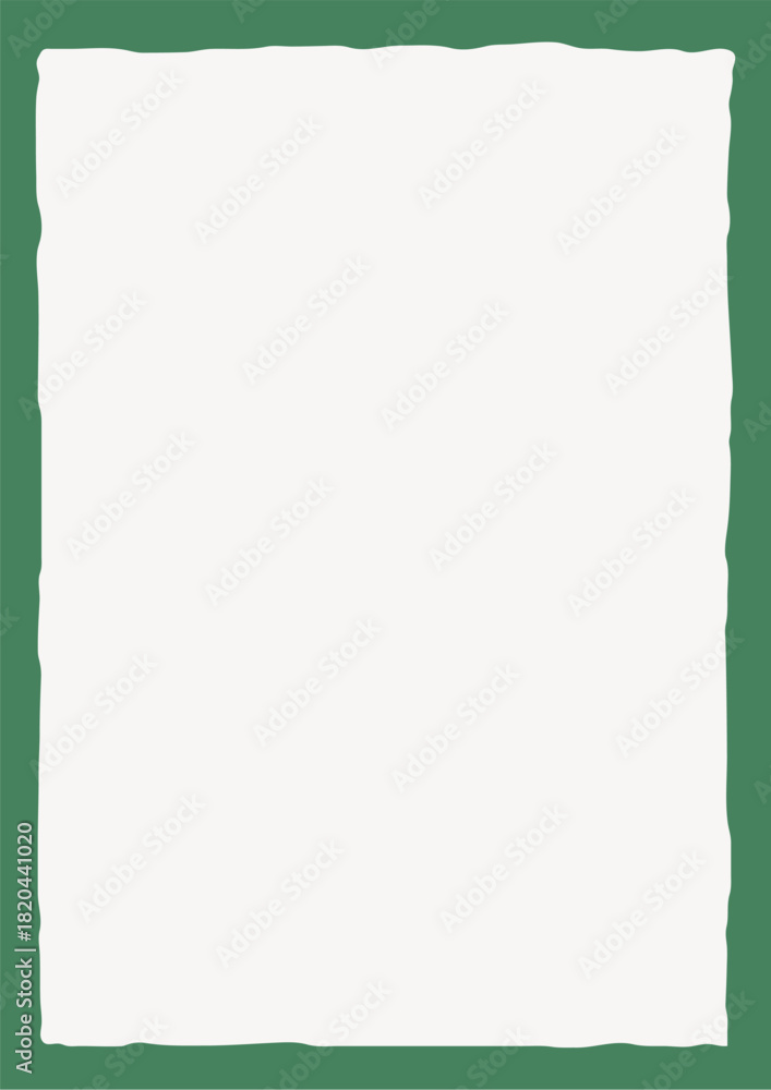 Obraz premium Green frame background, simple design vector