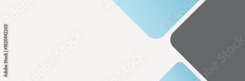 Modern business background, blue and gray border design vector