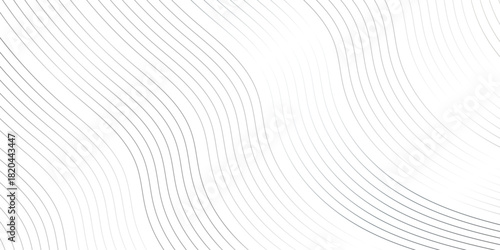 Abstract background composed of thin, evenly spaced diagonal lines. curve wave seamless pattern line texture. minimalist, clean, modern, and geometric design.