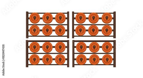 Silhouette of a devilish figure with horns and clawed hands, adorned with flame-like patterns.