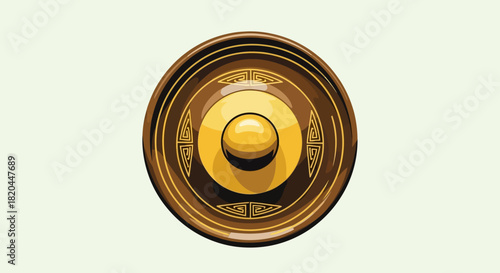 Silhouette of a devilish figure with horns and clawed hands, adorned with flame-like patterns.