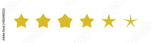 Stars collection vector set featuring assorted star shapes, minimal and modern designs for UI elements, icons, patterns, illustrations, and digital creative projects.