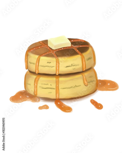 sweet pancake is delicious food