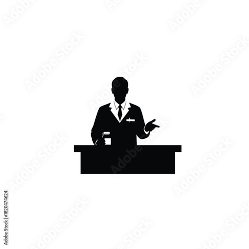 Silhouette of a futuristic warrior in protective gear holding a weapon