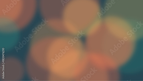 Abstract Bokeh Lights Background with Warm Tones and Soft Focus.