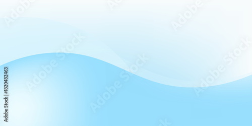 Abstract white wavy glowing lines on a blue background. Futuristic digital high-technology pattern. Health Care concept.