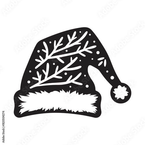 Black Hat Vector Illustration