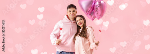 Young couple in love with b...