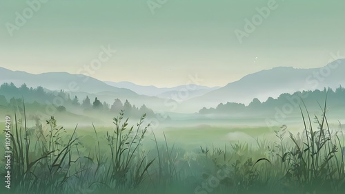 Misty Meadow Calm