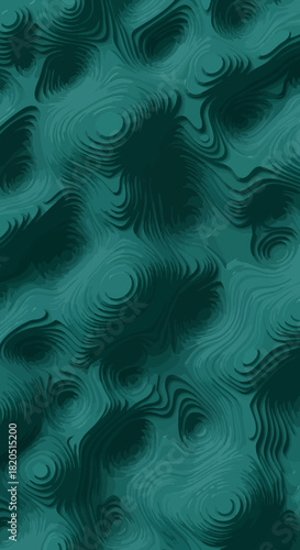 Abstract teal swirls A textured design for modern artistic backgrounds and patterns