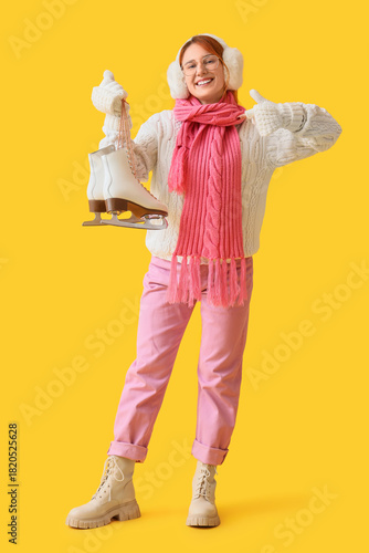 Beautiful young happy woman...