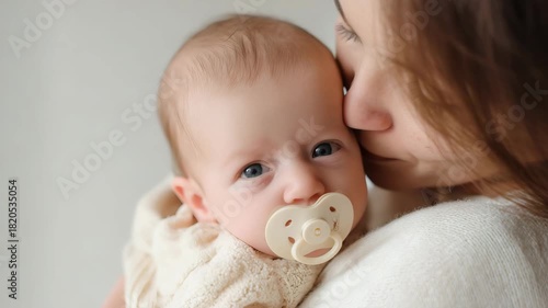 Close-up of a Newborn Baby Sleeping Peacefully [4K]