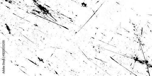 Abstract various black particles and scratched Distressed dusty overlay grunge texture featuring rugged worn surfaces with deep atmospheric details creating bold artistic impact.