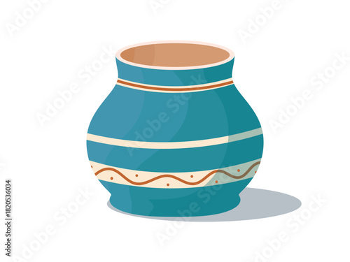 Ceramic vase, decorative pottery, porcelain vase for flowers