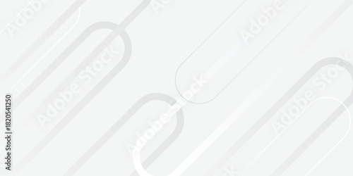 Abstract minimal abstract geometric background with soft gray tones, circular shapes, and modern line patterns. Perfect for presentations, web design, posters, eps10