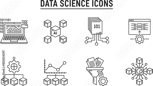 Black and white mountain range vector illustration peak landscape art eps silhouette
