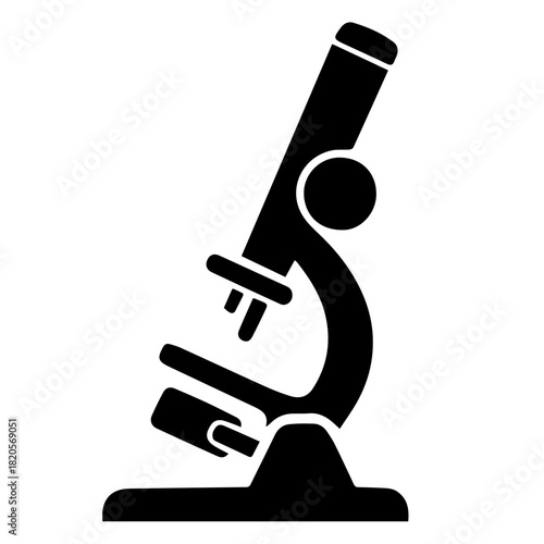 Microscope Glyph Icon